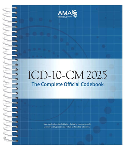 ICD-10-CM 2025: The Complete Official Codebook cover
