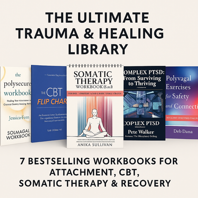 The Ultimate Trauma & Healing Library: 7 Bestselling Workbooks for Attachment, CBT, Somatic Therapy & Recovery cover